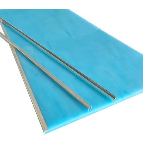 1/8 U Zinc Came for Stained Glass Works Framing, 72ft U Channel Zinc Came (3ft x 24)