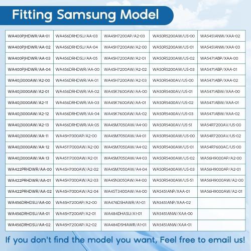 2026 Upgraded DC97-16350U DC97-16350T Washer Suspension Rods for Samsung WA50R5200AW/US WA50R5400AV/US WA45T3200AW/A4 WA45N3050AW/A4 WA50R5400AW/US Washing Machine Replace DC97-05280W DC97-16350S 4PCS