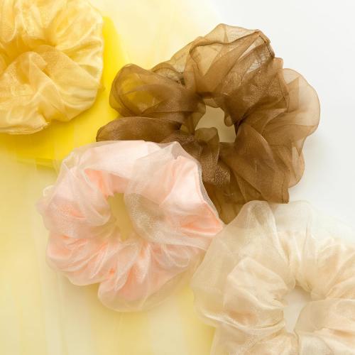 Light Up Scrunchies,Christmas Party Favor, Double-layer LED Hair Ties Glow in the Dark Party Supplies Glow Sticks Rave Accessories for Women Girls Neon Party, Fun Hair Accessories