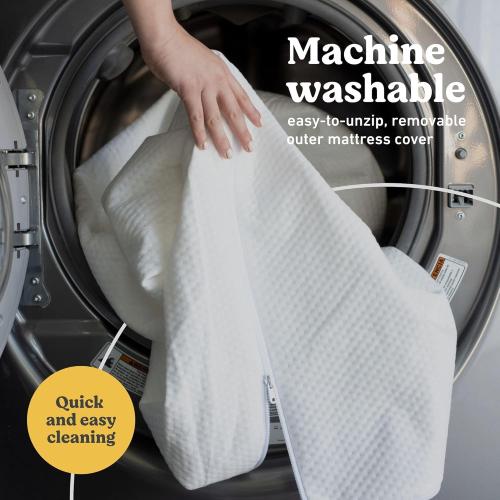 Graco Premium Crib & Toddler Mattress – GREENGUARD Gold Certified & CertiPUR-US Certified, Fits All Standard Crib & Toddler Beds, Waterproof Sleep Surface, Machine-Washable Outer Cover for Easy Care