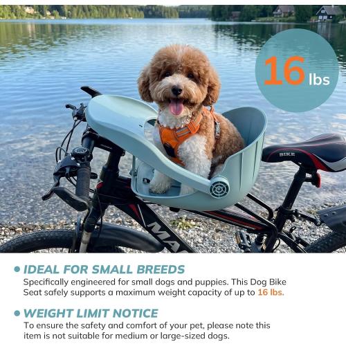 MOSHAY Pet-Specific Bicycle Safety Seat, Suitable for Mountain Bikes, Folding Bikes, Road Bikes and Various Other Bike Models