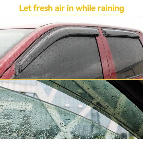 Window Rain Guards Visors for 2000-2006 Chevy Tahoe, Window Vent Wind Shades Deflectors for 00-06 GMC Yukon