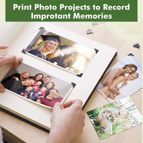 Glossy Photo Paper 8.5x11 Inch 48lb 180gsm Professional Glossy Photographic Paper Letter Size Instant Dry Work for Inkjet Printers Dye Ink 30 Sheets by Transfer Master