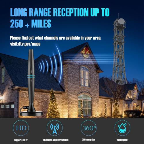 TV Antenna for Smart TV Indoor,TV Antenna for Local Channels