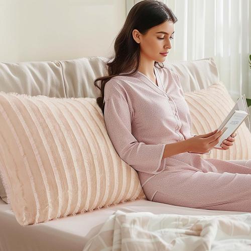 BEDELITE Body Pillow Cover with Zipper, Boho-Coral, 20x54 Inch, 1 Pack