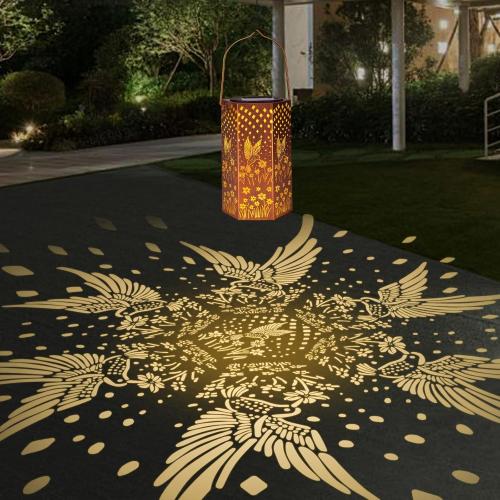 Christmas Gifts for Women Men Mom - Hummingbird Solar Lights Outdoor - Mothers Day Gifts, Solar Lanterns Outdoor Waterproof Garden Decor for Outside, Patio, Yard
