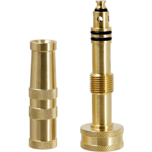 Twinkle Star Heavy-Duty Brass Adjustable Twist Hose Nozzle, 2 Pack, TWIS3432