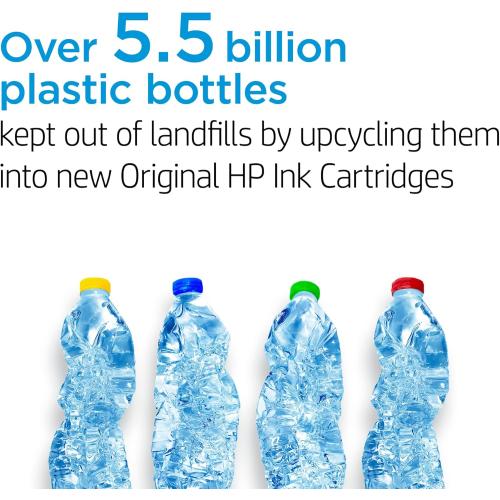 HP Original 951 Cyan, Magenta, Yellow / 950XL Black Ink Cartridges (4-Pack) | Works OfficeJet 8600 Series OfficeJet Pro 251dw, 276dw, 8100, 8600 Series | Eligible for Instant Ink | C2P01FN