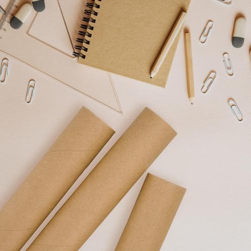 MagicWater Supply Mailing Tube - 2 in x 30 in - Kraft - 6 Pack - for Shipping and Storage of Posters, Arts, Crafts, and Documents