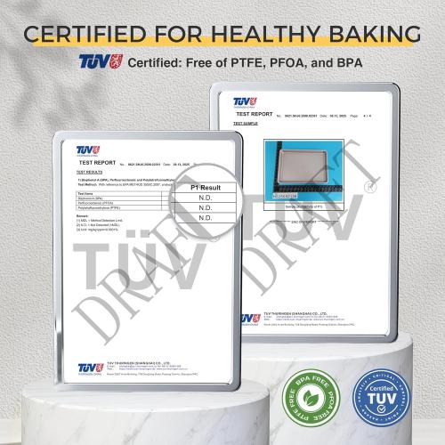 HONGBAKE Baking Sheet Pan Set of 3, Cookie Sheets for Oven, Nonstick Half/Quarter/Jelly Roll Pans with Diamond Texture Pattern, 0.8mm Thick Heavy Duty Cookie Tray, Champagne Gold