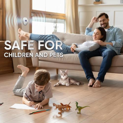New 2024 Ultrasonic Pest Repeller Plug in - 2 Pack – Outdoor/Indoor Electronic Pest Repellent - Get Rid of Rat Bat Mouse Squirrel Bug Bee Ant Spider Wasp Cockroach Fly Mosquito Rodent Termite Roach