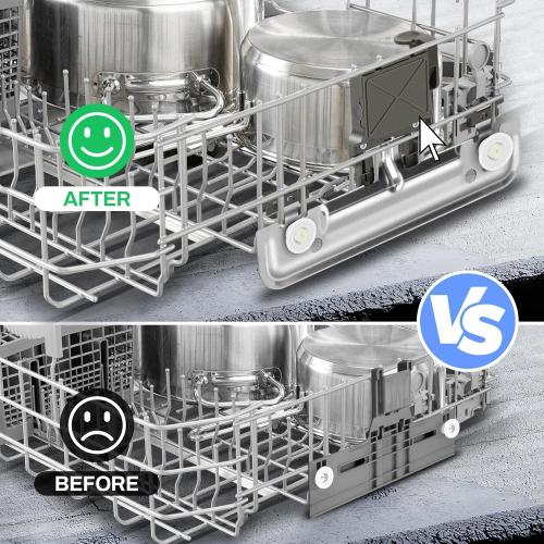 W10712395 Dishwasher Replacement Top Rack Replace for Kenmore Kitchenaid Whirlpool Dishwasher Parts, Replace W10350375 AP5957560 Upper Rack Parts, WDT750SAHZ0 WDT970SAHZ0 WDT780SAEM1 WDTA50SAHZ0
