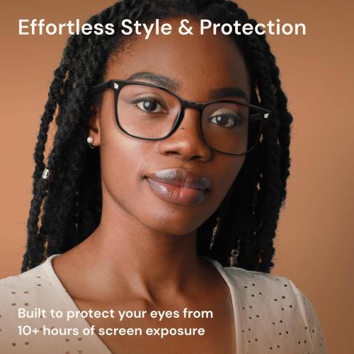 Gaoye Stylish Blue Light Glasses for Woman - Computer Glasses up to 99% Blue Light Blocking - Lightweight Frames - 2 pack