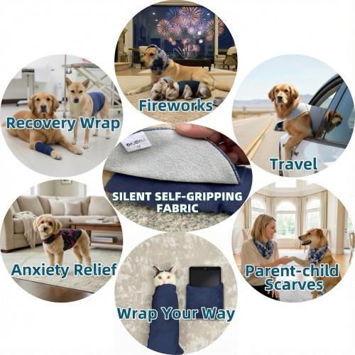 Dog & Cat Surgery Recovery Suit and Anxiety Wrap