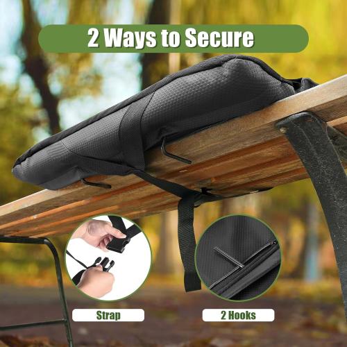 Extra Wide Bleacher Chairs with Back and Cushion Folding Stadium Chairs, Sofa Style Design ，6 Reclining Positions Waterproof Bleacher Seats (Black, Wide-26in)