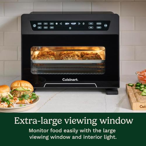 Cuisinart 10-in-1 Digital Air Fryer Toaster Oven, Countertop Convection Oven with Stainless Steel Interior Air Fry, Bake, Toast & Roast, Family Size Fits 4-lb. Chicken, PFAS Free Accessories