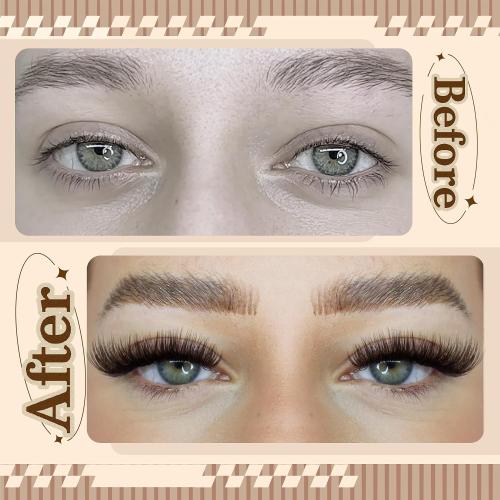 Brown Eyelash Clusters Wispy Volume Cluster Lashes Faux Mink Lash Clusters Fluffy Cluster Eyelash Extensions Thick Lash Extensions Dark Brown Individual Lashes Clusters (108PCS, CC Curve, 10-16MM)