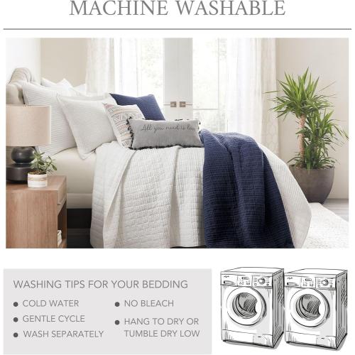 Queen Size Comforter Set with 2 Pillowcases, Forest Green - Cotton Comforter Set - Soft, Pre-Washed