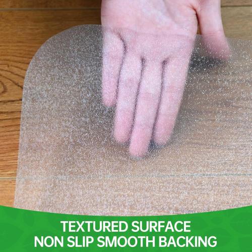 Office Chair Mat for Hardwood Floor, 48 x 36 Clear Desk Chair Mat for Hard Floors, Easy Glide Computer Chair Floor Mat for Home Office Rolling Chairs