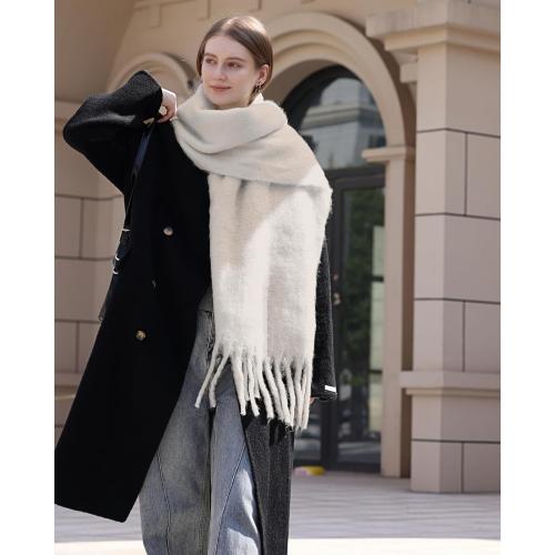 Wander Agio Winter Warm Scarf Long Pashmina Extra Large Shawls and Wraps for Women Large Blanket Scarves Solid