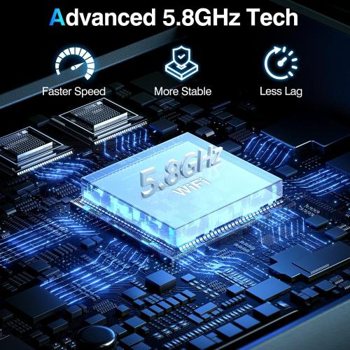 Android Auto Wireless Adapter for Cars with Built-in Wired Android Auto Easy Setup Support NFC Pair Fast Seamless Connection Stable Plug and Play Wireless Car Adapter Dongle (Black)