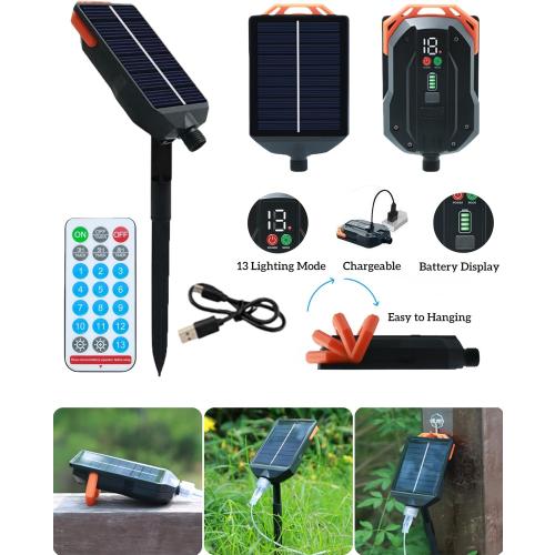 Solar Christmas Lights Outdoor Waterproof,13 Modes 118Ft 300LED Solar Powered String Lights for Tree Outside Garden Patio Fence Christmas Decorations (Multicolored)