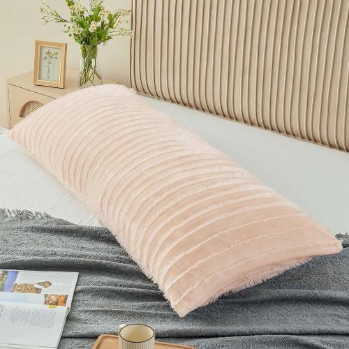 BEDELITE Body Pillow Cover with Zipper, Boho-Coral, 20x54 Inch, 1 Pack