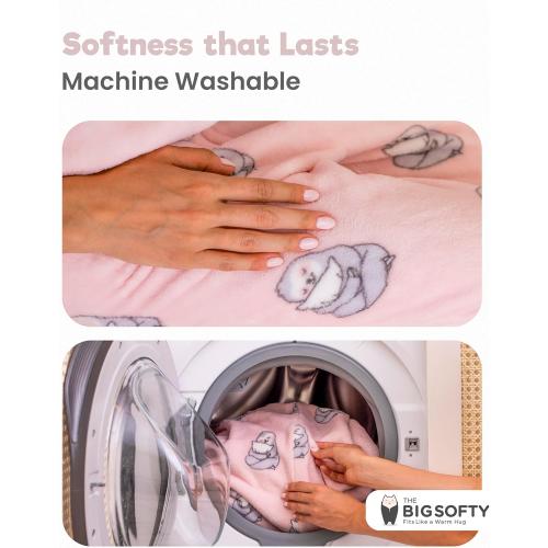 XS The Big Softy Adult Onesies for Women, Fleece Onesie PJs for Women, Teens, Funny Adult Onesie Pajamas, Cute One Piece Pajamas