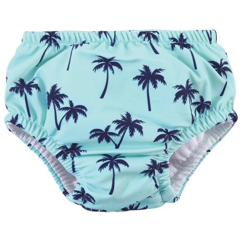 Hudson Baby Unisex Baby Swim Diapers, Palm Trees, 0-6 Months