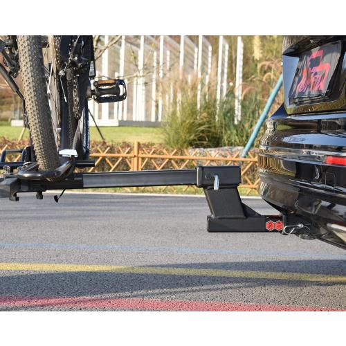 TOPTOW Trailer Receiver Hitch Extender Adapter 6 Drop/Riser, 8.5 and 10.5 Extension Length, 2 Shank, 7500lbs Towing Capacity, Matte Black…