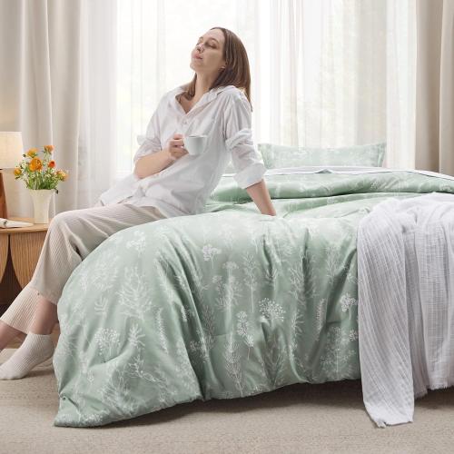 Bedsure Queen blanket - Sage Green