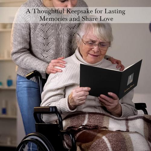 XKDOUS Linen Funeral Guest Book for Memorial Service Hardcover in Loving Memory Guestbook Celebration of Life Keepsake Guest Sign in Book with Table Sign for Funeral Service