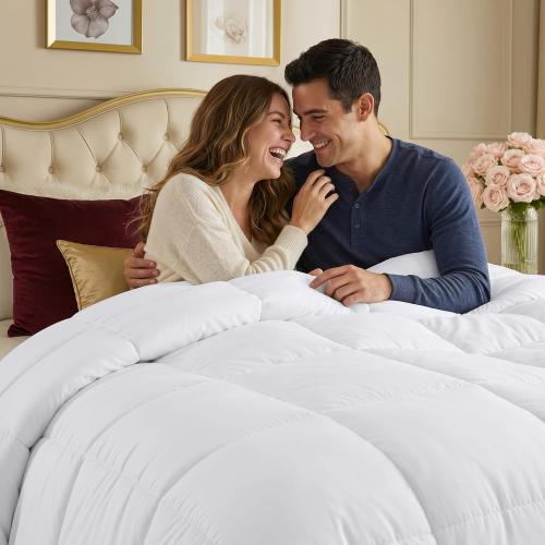 Utopia Bedding White Comforter King Size, Duvet Insert, Down Alternative Comforter