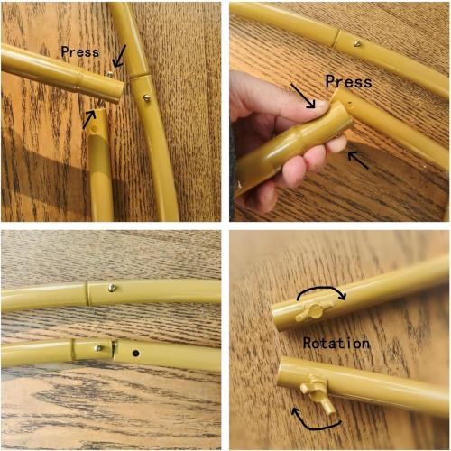 6.6 FT Wedding Arch Backdrop Stand,Gold Metal Heart-Shape Balloon Arch Stand for Wedding,Ceremony,Baby Shower,Birthday Party Decoration (Gold, 6.6 * 6.6FT)