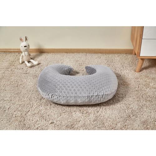 ESEN Plus Size Nursing Pillow and Body Positioner for Breast Feeding and Bottle Feeding, Ultra Soft Baby Breastfeeding Pillows with Removable Nursing Pillow Cover for Mom and Baby (Gray)