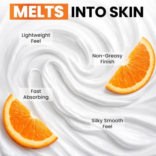 Vitamin C Moisturizer for Face - Vitamin C Cream for Face - Brightening & Anti Aging Cream for Women with Ferulic Acid & Peptides - Evens Skin Tone, Reduces Dark Spots & Fine Lines - All Skin Types