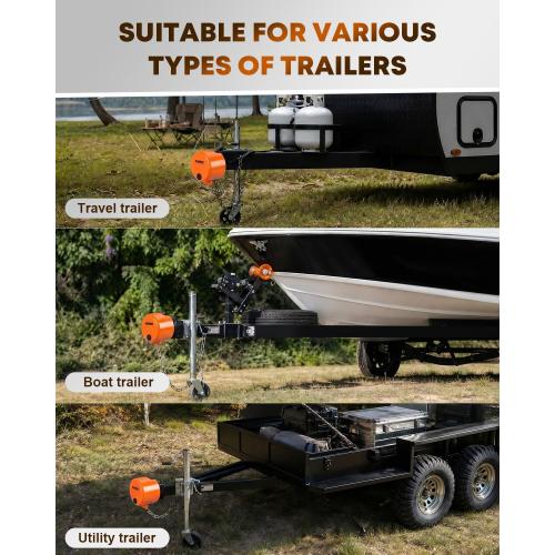 Kohree Trailer Coupler Lock for 2-5/16, 2, Anti Theft Tongue Lock