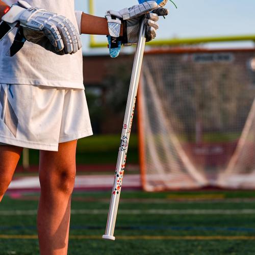 Silverfin Sc-Ti Lacrosse Shaft 30 | Lacrosse Stick for Men with End Cap | Lacrosse Shaft Attack: Lightweight, Durable, Easy Installation & Comfortable Grip | Youth Boys Lacrosse Stick for All Levels
