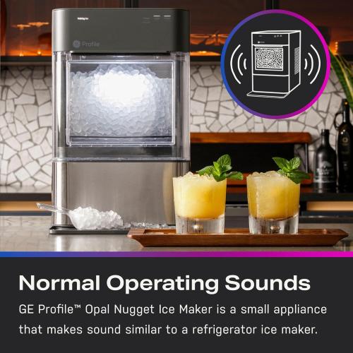 Profile Opal 2.0 | Countertop Nugget Ice Maker | Ice Machine with WiFi Connectivity | Smart Home Kitchen Essentials | Stainless Steel