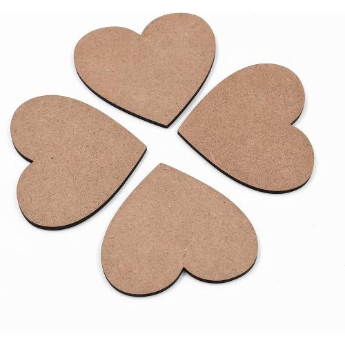 Set of 12 IVEI MDF Board DIY Coasters - MDF Plain Wooden Coasters in Mixed Shapes - Blank Cutouts for Painting, Wooden Sheet Craft Board for Resin Art & Fluid Art, Decoupage, Mandala Art, Pyrography - Set of 12