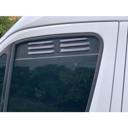 Aluminum Front Door Window Vents (Pair) for Mercedes Sprinter Van 2007-2026, Bug Barrier, Let Breeze in, Sprinter Vanlife Essential Accessories