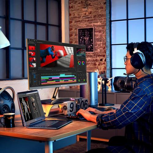 SANSUI Monitor 24 inch 100Hz USB Type-C Computer Monitor丨FHD 1080P PC Monitor丨HDMI丨FreeSync丨HDR丨Earphone Jack丨 Ergonomic Tilt for Home and Office