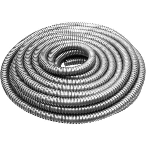 Qlvily 1/2 inch x 50ft Flexible Electrical Conduit, Iron Galvanized Access Line Conduit, for Manage and Protect Home and Industrial Wires