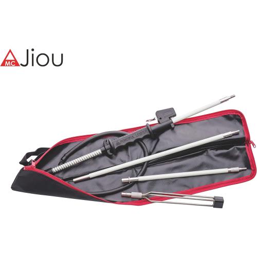 Fishing Pole Spear semi-Automatic Glass Fiber 5.5' Travel 3 Pieces Hawaiian Sling with 2 Tips and Bag