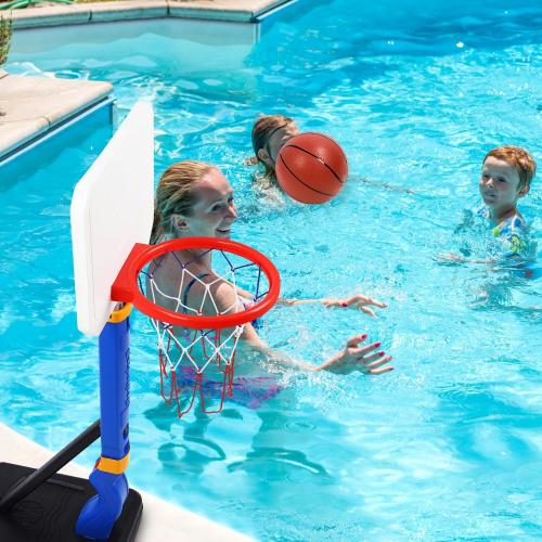 Size 27.55 to 54.33  Toddler Basketball Hoop Indoor, 27.55 to 54.33 Height Adjustable Mini Basketball Hoop Outdoor, Toys for Age 3  Boys Girls Kids Babies Gifts Birthday Children's Day Parent Games Learning Exercising