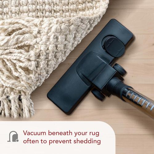 nuLOOM 6x9 Daniela Jute Tassel Hand Woven Area Rug, Off White, Solid Chunky Farmhouse Design, Natural Fiber, For Bedroom, Dining Room, Living Room, Hallway, Office, Entryway