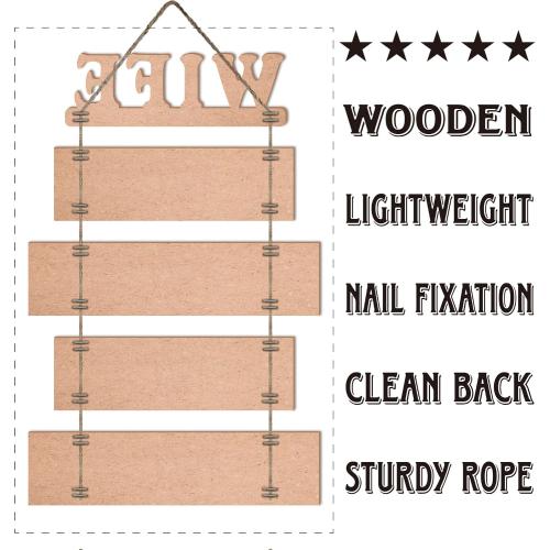 Prayer for Wife Rustic Wall Sign with 5pcs Panels Strung Together - Christian Religious Farmhouse Hallway Family Decor - Sweet Warming Gifts for Women,Couples