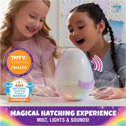 Hatchimals Alive, Mystery Hatch Pufficorn, Surprise Interactive Toy & Egg with Mist, Lights & Sounds (Styles May Vary), Gifts & Stocking Stuffers for Girls & Boys