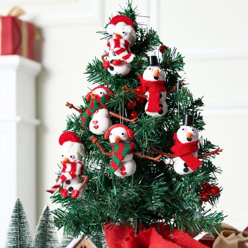 JOYIN Christmas Build a Snowman Craft Kit, 9 Pack Modeling Clay DIY Make a Snowman Kit for Christmas Arts and Craft Activities, Xmas Gift Stocking Stuffers for Kids, School Funny Toy Party Favor