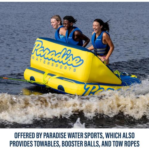 Color Red Paradise Water Sports - Universal Adult Type III PFD, USCG Approved Life Vest for Boating, Swimming and Watersports - (One Size)